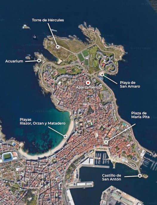 Apartamento Torre De Hercules Ла Коруня Екстериор снимка