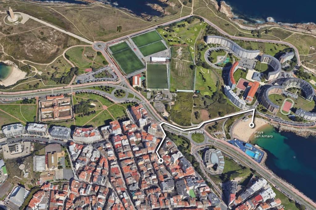 Apartamento Torre De Hercules Ла Коруня Екстериор снимка